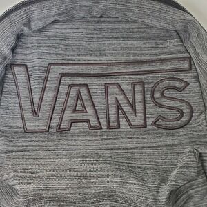 Vans Backpack Heather Gray Casual School Book Bag Travel Daypack
